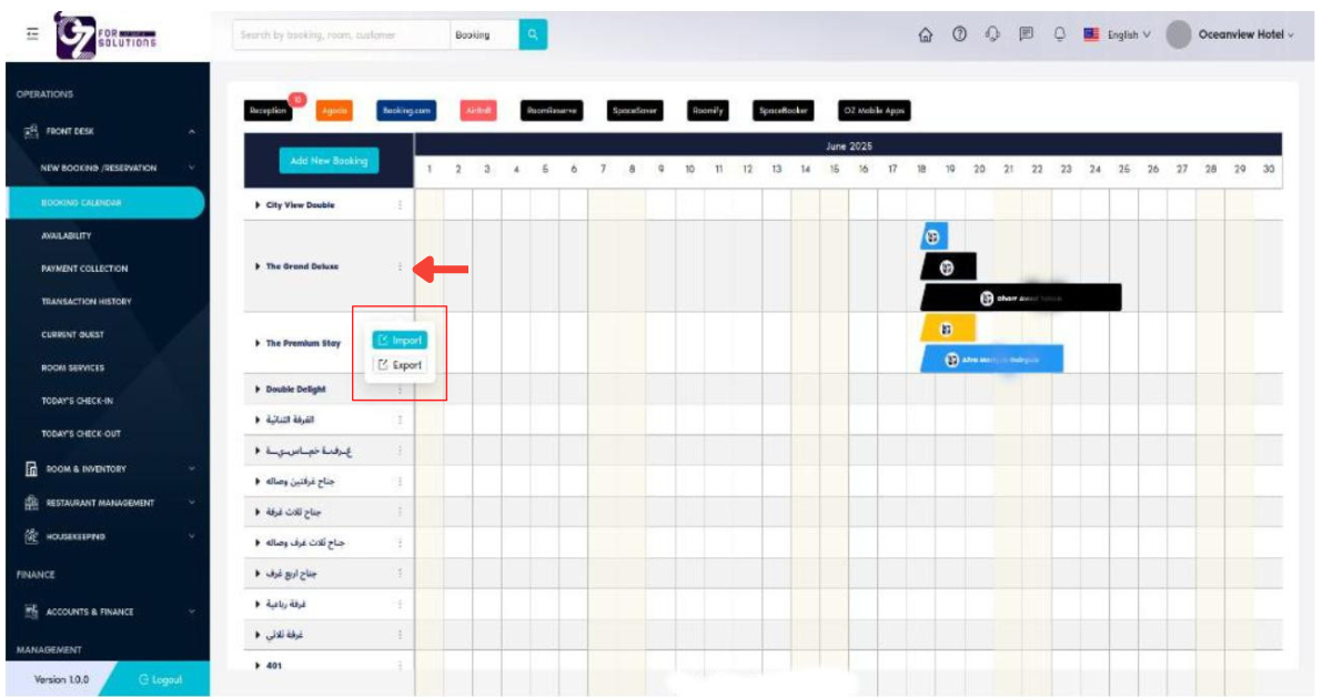 Manage Calendar Data