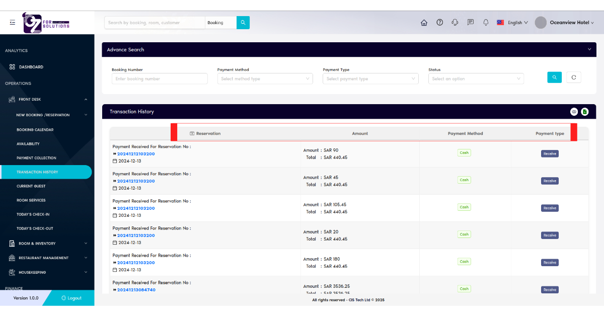Payment Logs – Key Columns