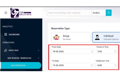 Select Date and Time